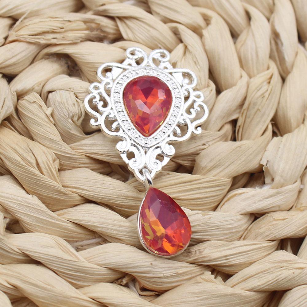 

LKERAN 5 pieces of 25 * 48mm droplet mocha pendant jewelry DIY brooch wedding invitation wine glass gift box hair accessories
