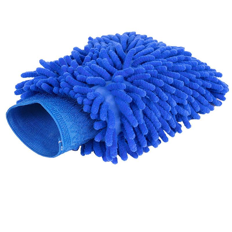 

Перчатки для мытья автомобиля TIMOTRAS двухсторонние коралловые с защитой от насекомых, синие перчатки для мытья автомобиля, чистящая губка