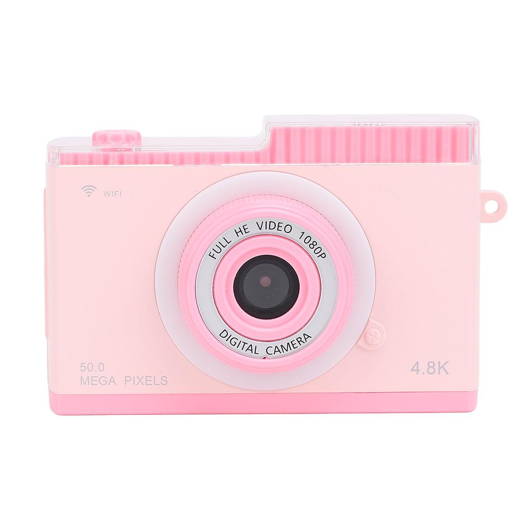 Digital Camera 48 80P 8x Digital Zoom Support Wireless Fidelity   Retro Compact Camera with MP3 Playback Filters Frames