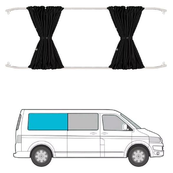 Van Camper Window Curtain Kits Sun Shade Side Center Barn Door Privercy UV Protection Curta For VW Transporter T5 T6 T6.1