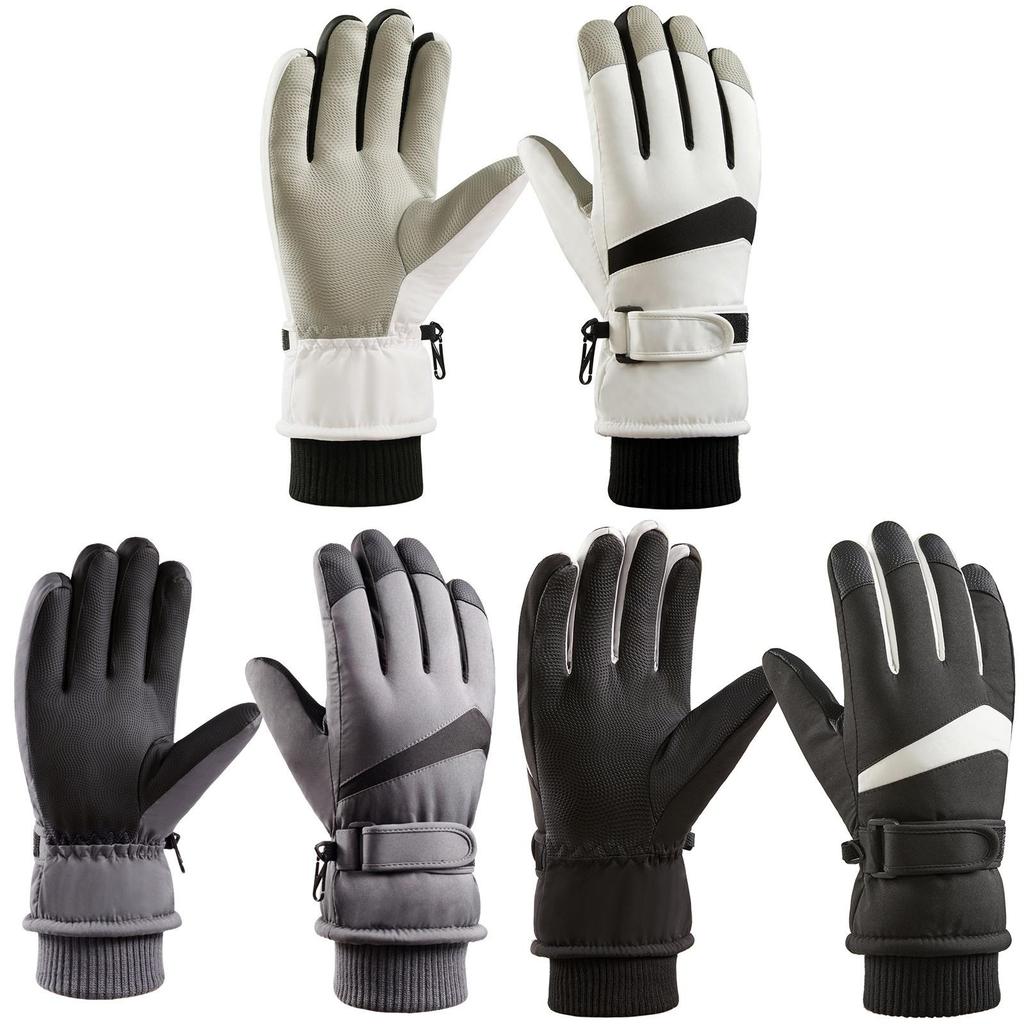 Ski Gloves Waterproof Touchscreen Insulated For Outdoor Winter Sports Adults