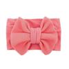 Children's Unisex Hair Accessories Big Knotted Bow Headband Nylon Fabric Baby Headdress Stockings Washable Eco-Friendly All