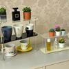 2-3layer Desktop Storage Rack Water Cup Storage High-value Cup Rack Detachable Acrylic Perfume Figure Display Stand Ins Style
