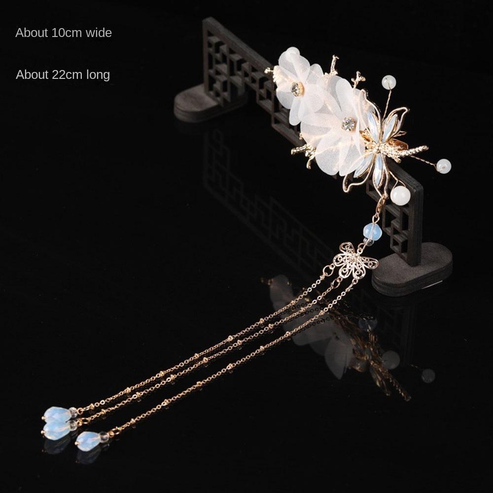 Butterfly Shaped Tassel Headwear Multicolor Hanfu Headwear New Women's Hair Accessories