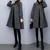 Autumn and Winter New Fat Extra-large Coat Female Korean Version of Loose and Slim Long Coat To Wear.