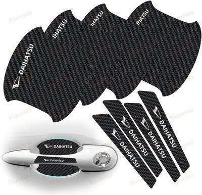 Daihatsu Car Door Handle Protector New Carbon Fiber Car Door Handle Scratch Protection Film