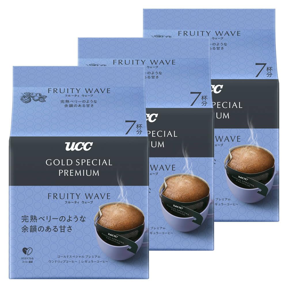 

UCC GOLD SPECIAL PREMIUM Drip Coffee Fruity Wave 21 чашка x (7 3) [Холодный кофе] [Обжарка]
