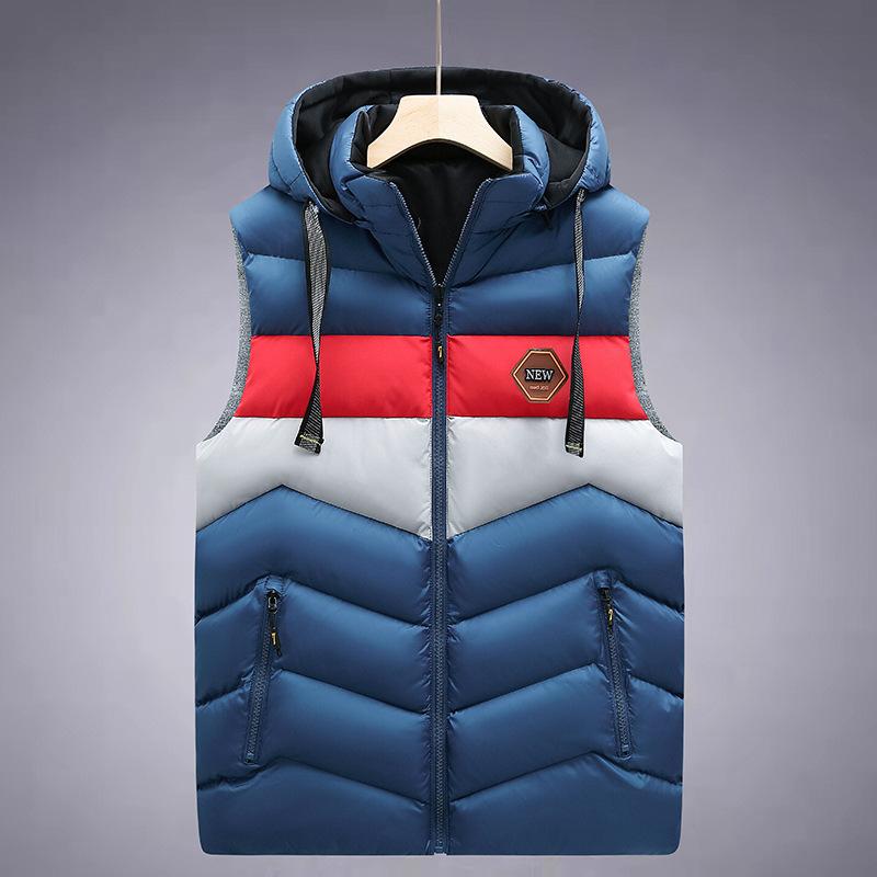 Doppelseitige Weste für Herren Vielseitig, Warm und Bequem, Freizeitweste für Herbst und Winter