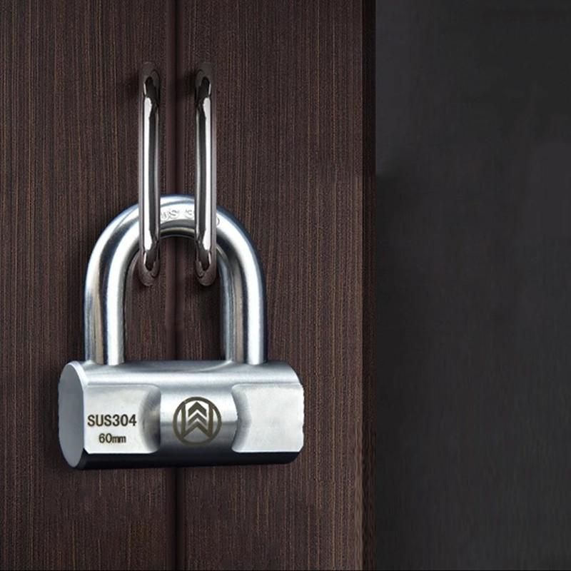 30/40/50/60MM Stainless Steel Heavy Duty Key Lock Security Padlock Outdoor Gym Safely Door Lock Anti-theft Waterproof Padlocks