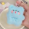 Trendy Squeaky Bear Plush Keychain - Cute Cartoon Pendant for Bags