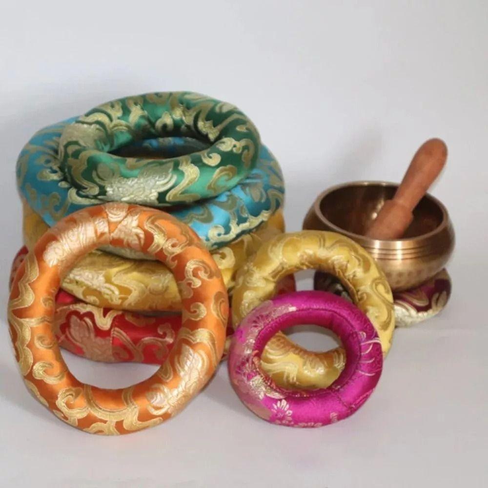 Random Color Tibetan Bowl Pillow Soft Tibetan Singing Bowl Pillow New Singing Bowl Mat