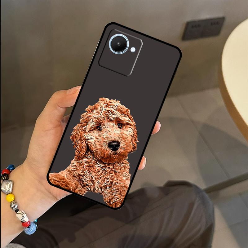 

Cute Cockapoo Dog Case For Realme C63 C61 C55 C51 C53 C25 C65 C67 C71 C75 GT6 GT7 Pro 11 12 13 14 15 Pro Plus Realme 11 Pro Plus