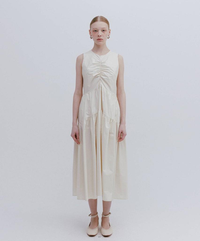 Mais Shining Sleeveless Dress / Ivory
