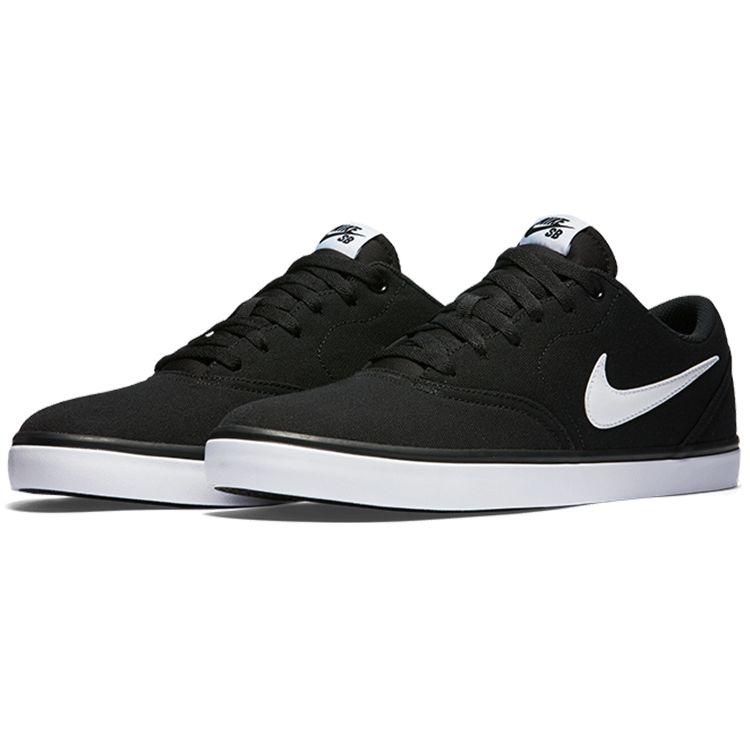 men's nike sb check solar canvas skate shoes