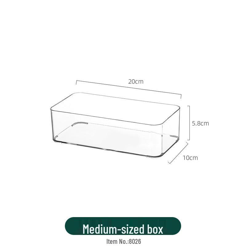 Acrylic Desktop Pen Holder: Large-Capacity Transparent Storage Box for Office or College Students