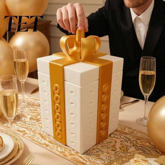 Hidden Storage Gift Containers 3D Printed Puzzle Box with Compartment for Pranks And Interactive Boxes Party Surprises, Reusable Integrated Container