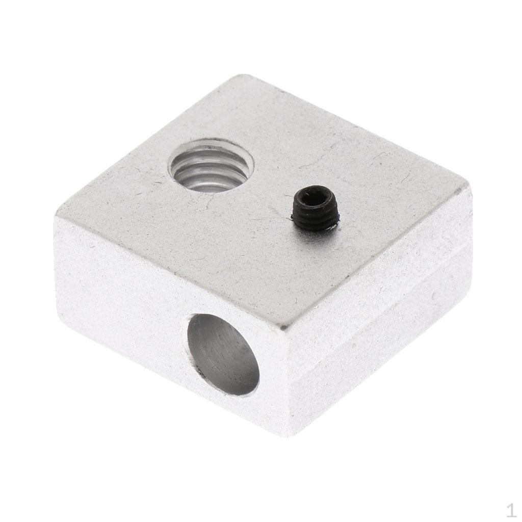 20x20x10mm Replacement Heater Block Assembly for MK7 MK8 3D Printer
