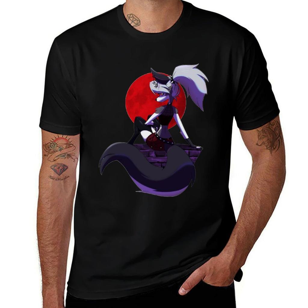 Helluva Boss Loona T-shirt T Shirts For Man Cotton Soft T Shirts For Man Cotton T Shirts For Man Cotton Funny T-shirt