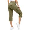 Womens Capris With Pockets Loose Fit Casual  Pants Dressy Lightweight Ladies Baggy Cargo Pants For Hiking