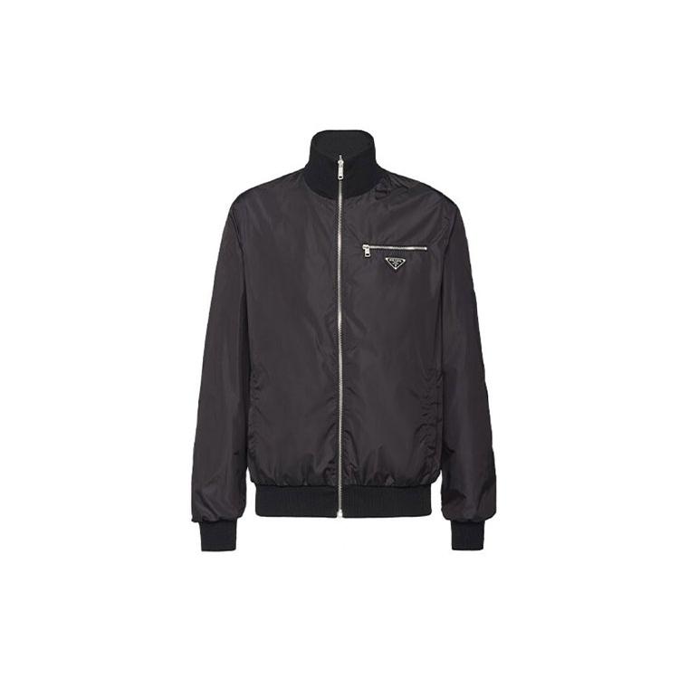 PRADA Reversible Zip Up Bomber Jacket