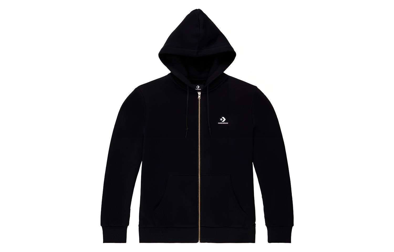 Converse Jackets Men s Black Hooded Moderate Other 10019922-A01 M