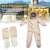 Ventilated Design Beekeeping Protective Suits Professional Grade Durable Bee Suit with Gloves Protective Coveralls
