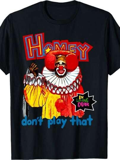 Vintage 90s In Living Color Homey Don't Play That Clown T-Shirt Hoodie