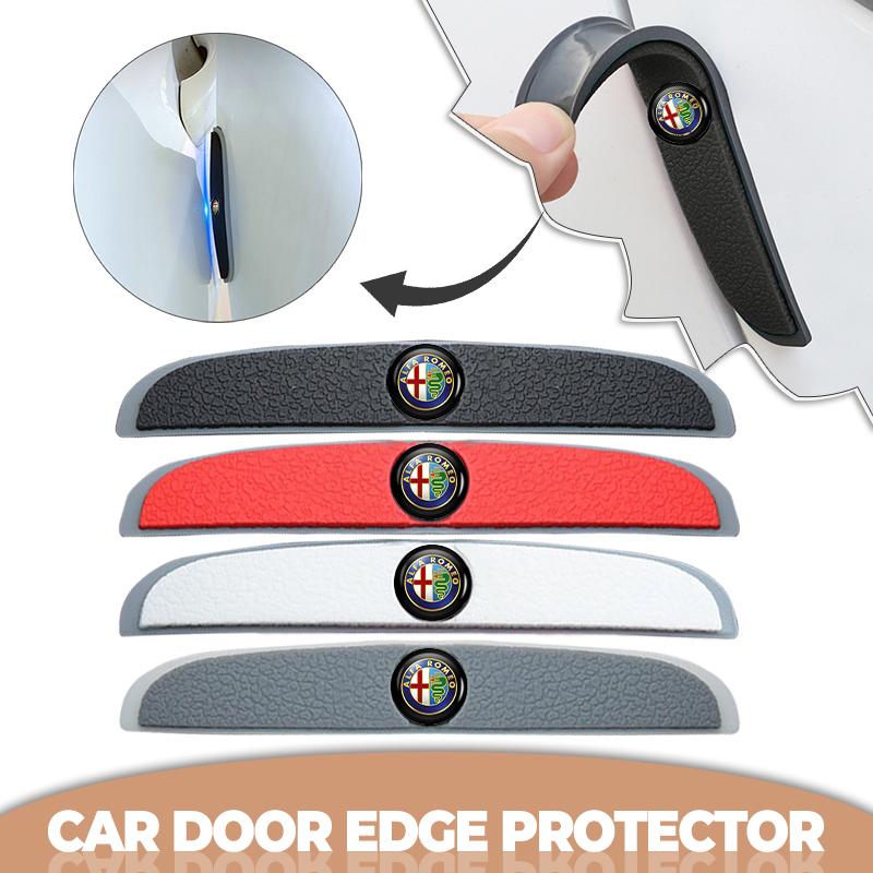 BLMNW1 Car Door Body Protective Stickers Anti-Collision Protection Strips For Alfa Romeo Giulia Stelvio Giulietta 156 159 147 GT Tonale