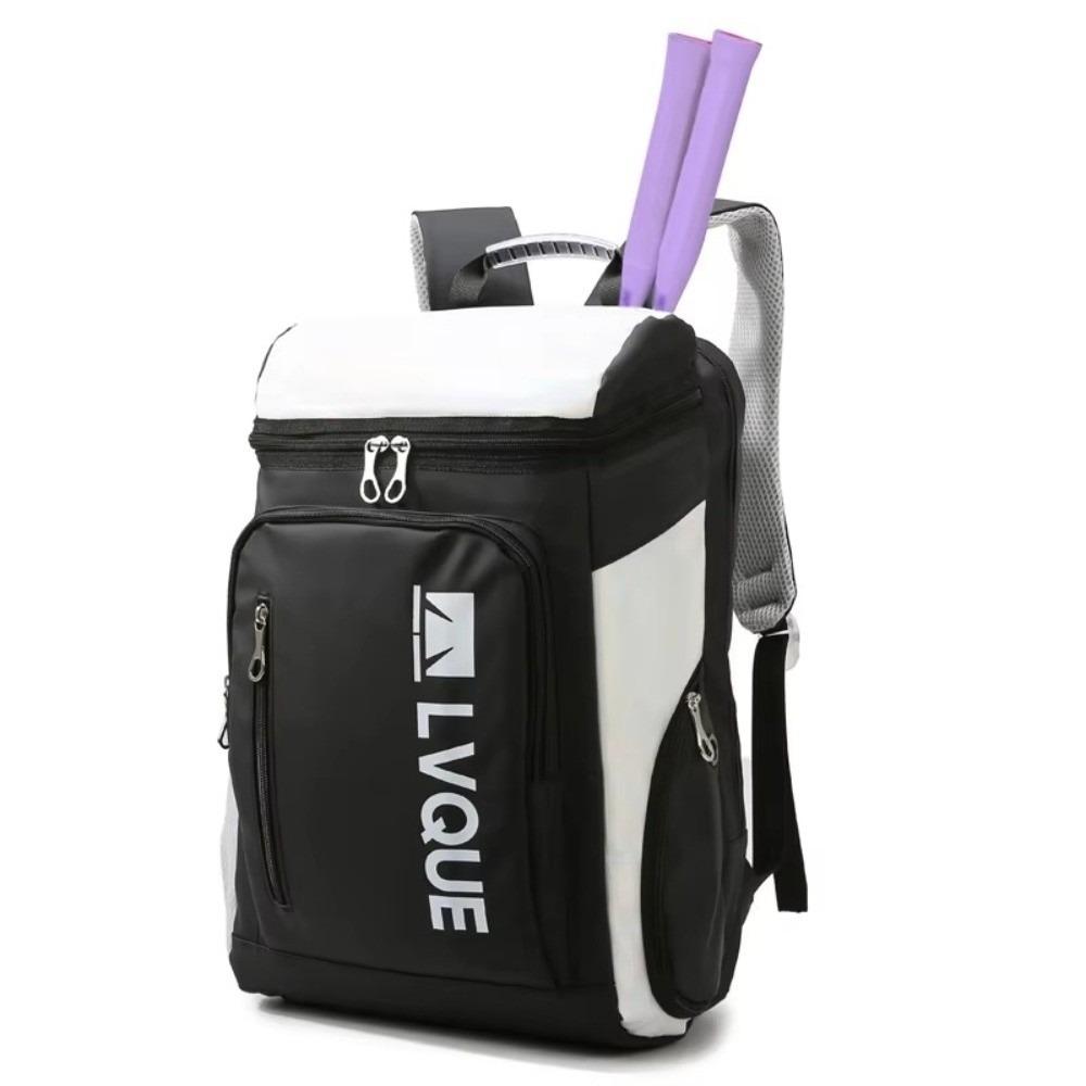 High Capacity Large Capacity Badminton Rackets Backpack Waterproof Portable Tennis Rackets Bag with Shoes Pocket Sports Bag
