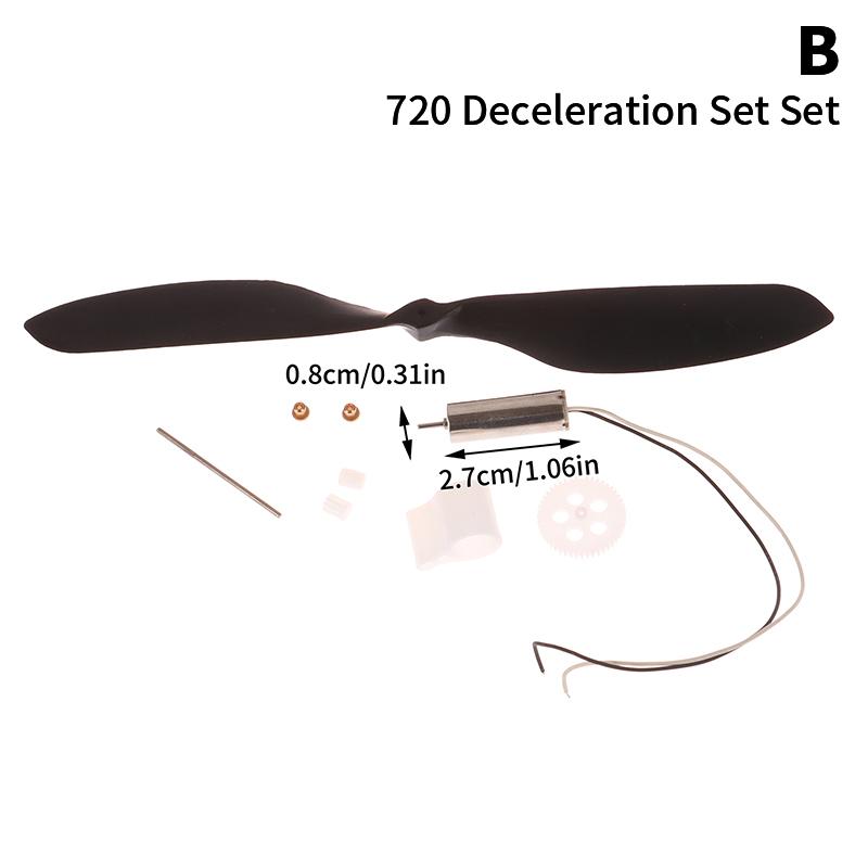 3.7V Model Airplane Micro Coreless Dc Motor Propeller Gear Reduction Diy Uav Rc