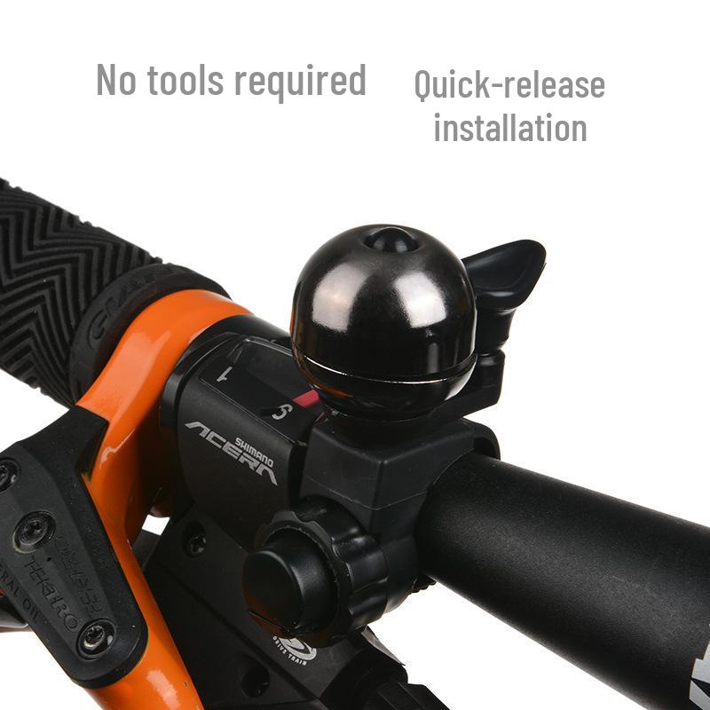 Retro Copper Mountain Bike Bell with Adjustable Quick Release