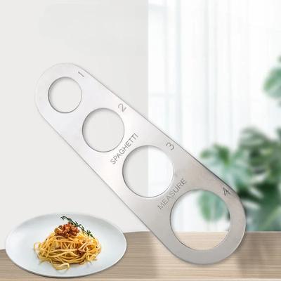 Stainless Steel Spaghetti Measuring Instrument, 4-Hole, Modern Simplicity, Home Kitchen Tools, Rice Measuring Instrument
