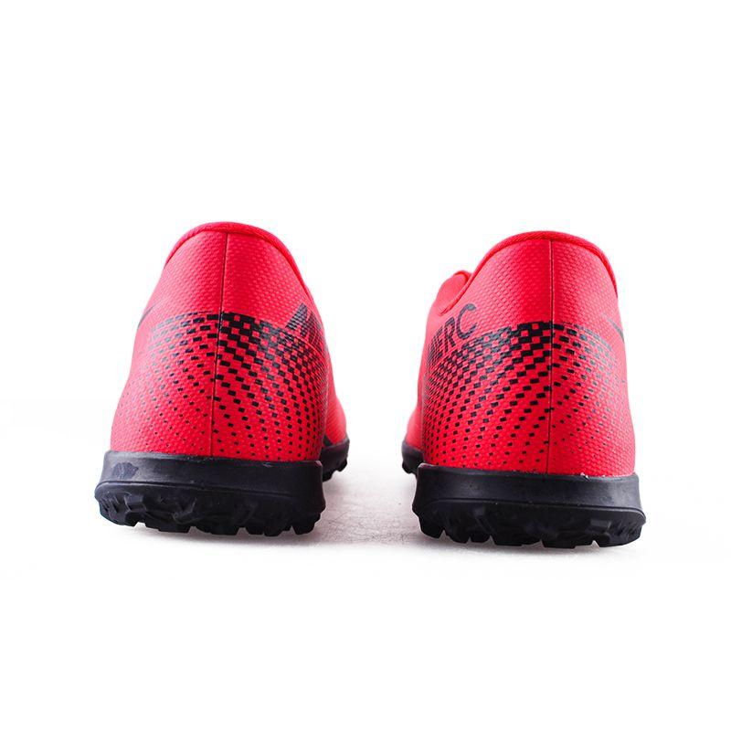 Nike Mercurial Vapor 13 Club Low Top TF Soccer Shoes Unisex Soccer Shoes Red Black AT7999-606