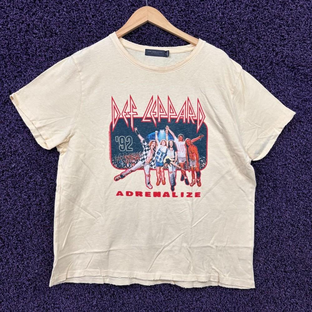 Def Leppard Adrenalize 1992 Tour Tshirt size extra large Unisex T-Shirt L