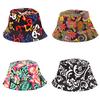 Unisex Men Women Boonie Hunting Fishing Outdoor Cap Floral Bucket Sun Hat