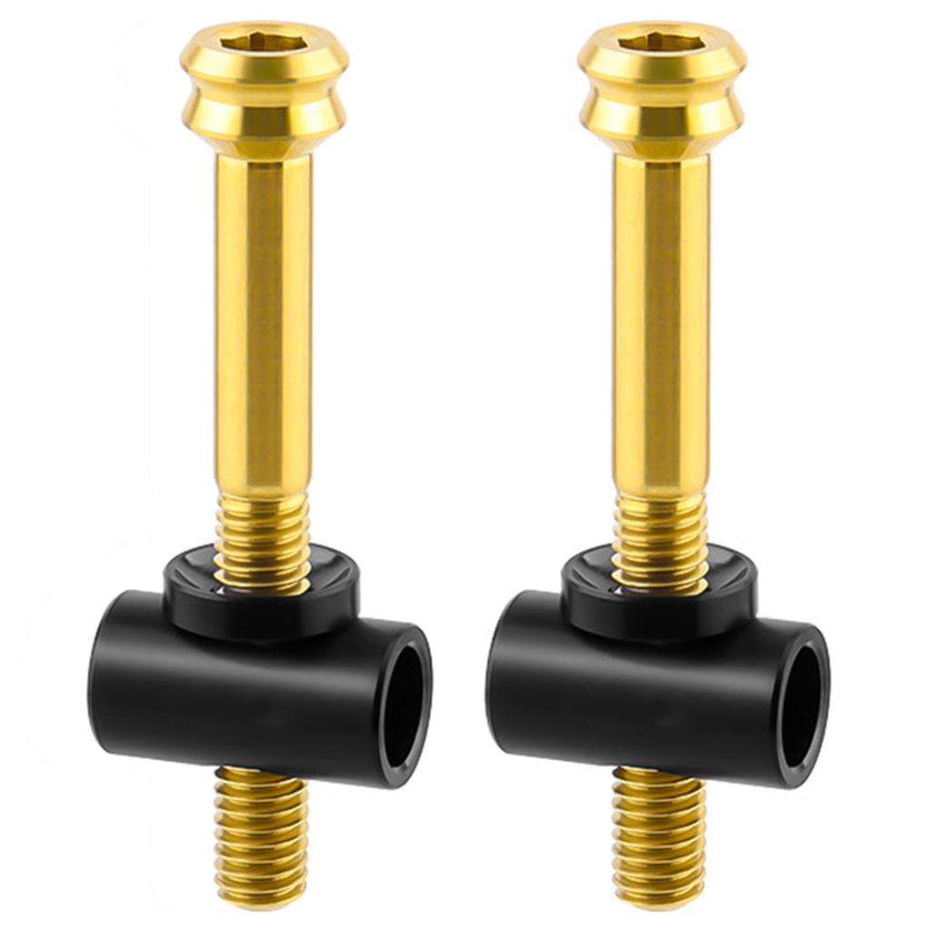 Šroub sedlovky z titanové slitiny 5x30/40mm Univerzální šrouby sedlovky Cyklistické šrouby Objímka sedlovky jízdního kola Trubkový šroub Matice Podložka