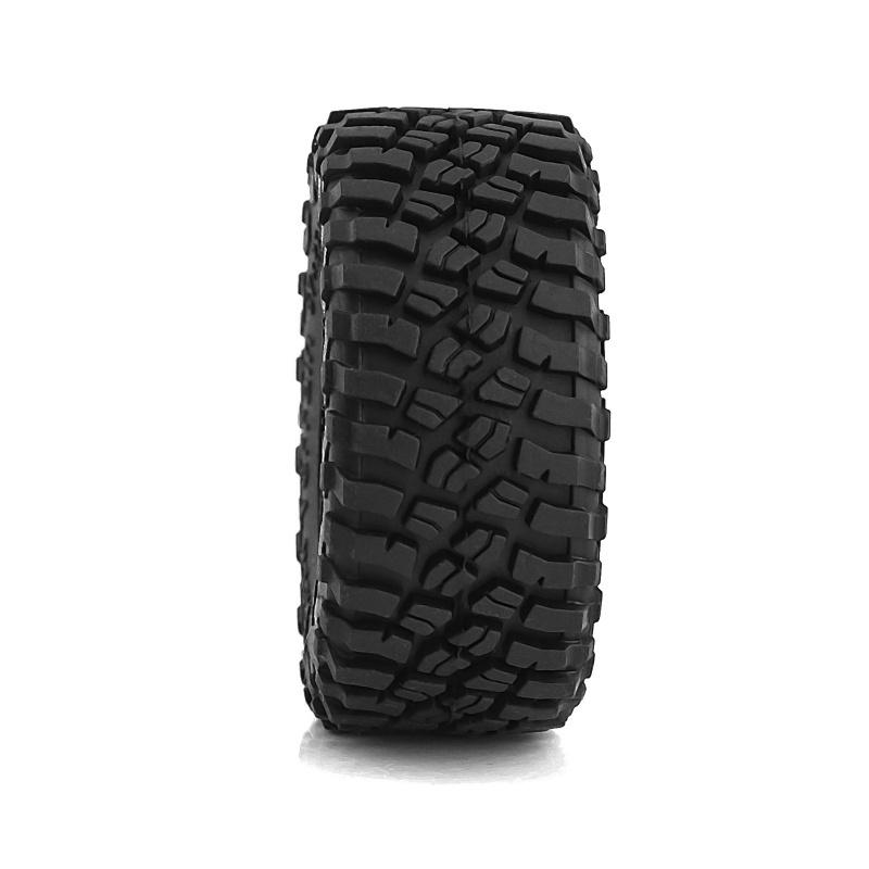 1.0 Tires Claw Mud Terrain Tires for TRX4M AX24 Axial SCX24 FCX24 1/18 1/24 RC Crawler Car