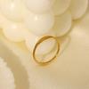 Simple And Cold Style Fashion Hot Niche Geometric Ring Girls 316 Ring Does Not Fade