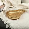 Banana Tray Gilded Shaped Textured for Coffee Table, Entryway, Living Room