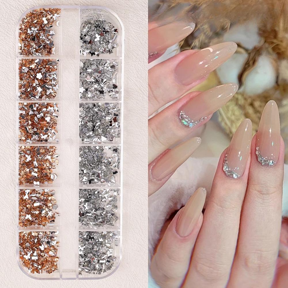 Nail Art Accessories Mixed Collection Popular Resin Flat-bottom Irregular-Shaped Diamond