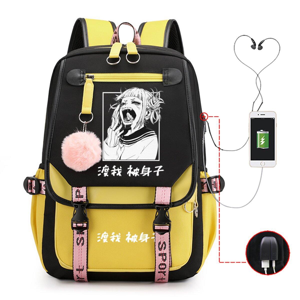 

Anime two-dimensional My Hero Academy Unisex Student Leisure School Bag Multi-layer Ridge Backpack no specification