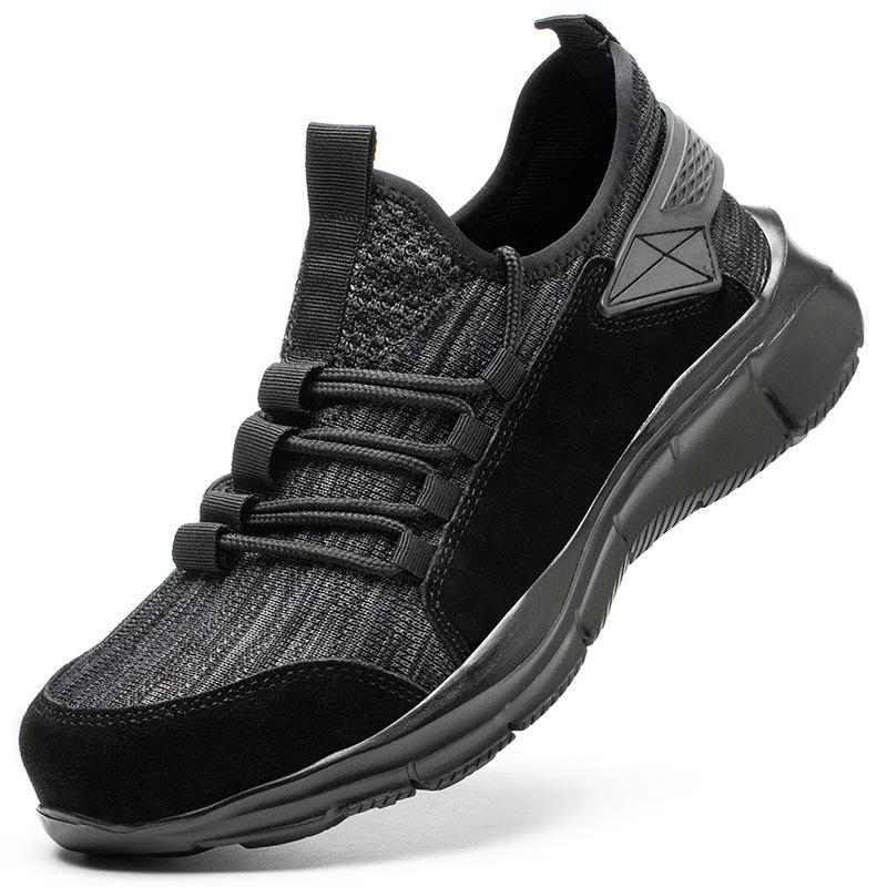 

Labor insurance shoes are smash-proof and puncture-proof, breathable and lightweight men s fashion, safety protection work shoes 36 чёрный