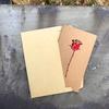 2pcs of Hollow Valentine's Day Mother's Day Greeting Card / Kraft Paper Card Holiday Cards Birthday Cards Blessing Gift Card