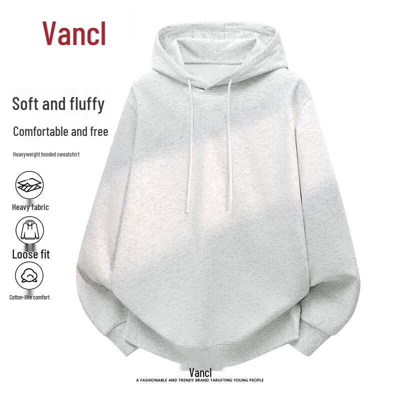 VANCL Men's 2025 Casual Loose-Fit Hooded Sweatshirt