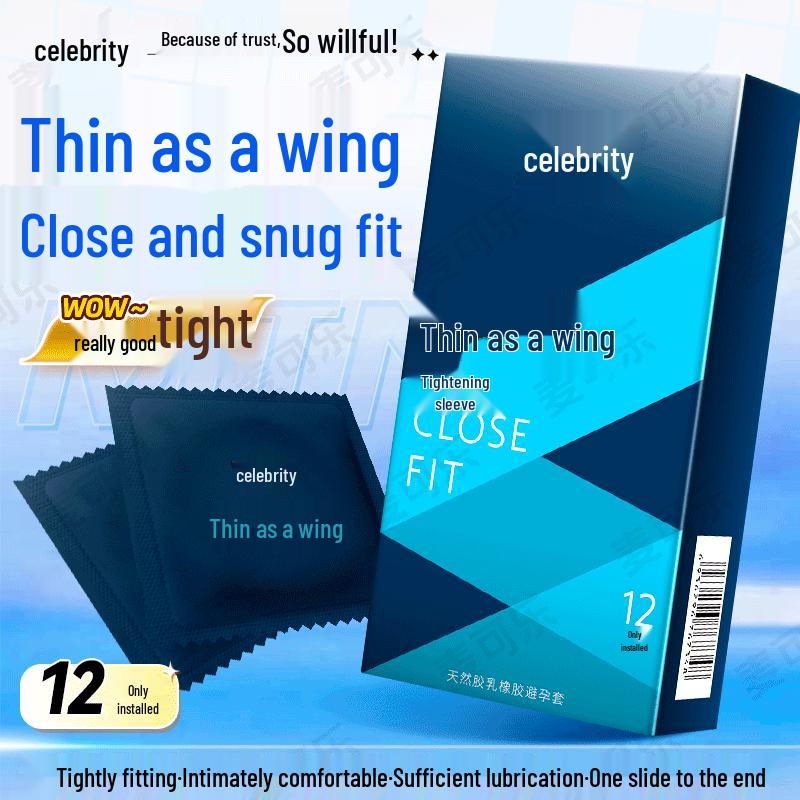 Celebrity Ultra-Thin Time-Delay Ribbed & Dotted Condoms - 10 Pack