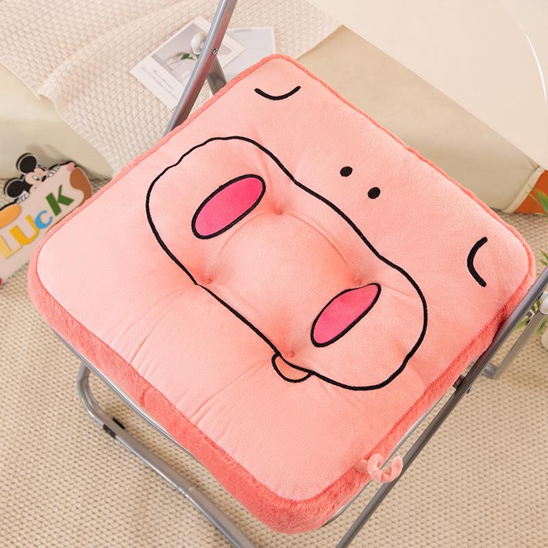 Cartoon Plush Chair Pad for Kids - Height Boost & Comfort