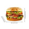 Hamburger Costume Funny Burger Adult for Masquerades, Adults, Performers