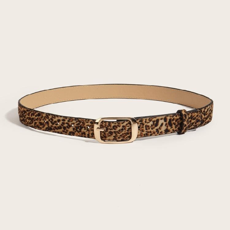 Waist Belt Cowgirl Leopard Print Waist Belt Stylish Retro Waistband for Dress