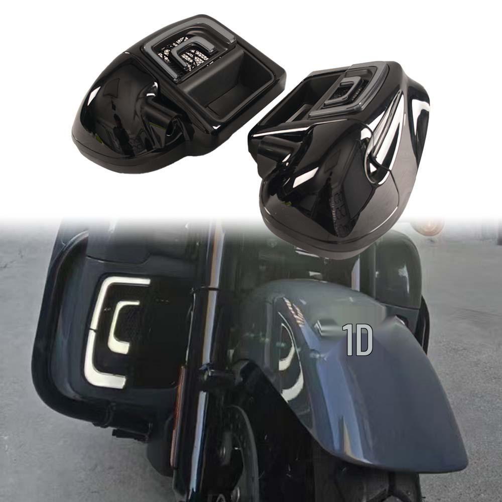 Harley-Davidson Sportster & Softail 2014-2023 Black Motorcycle Leg Guards