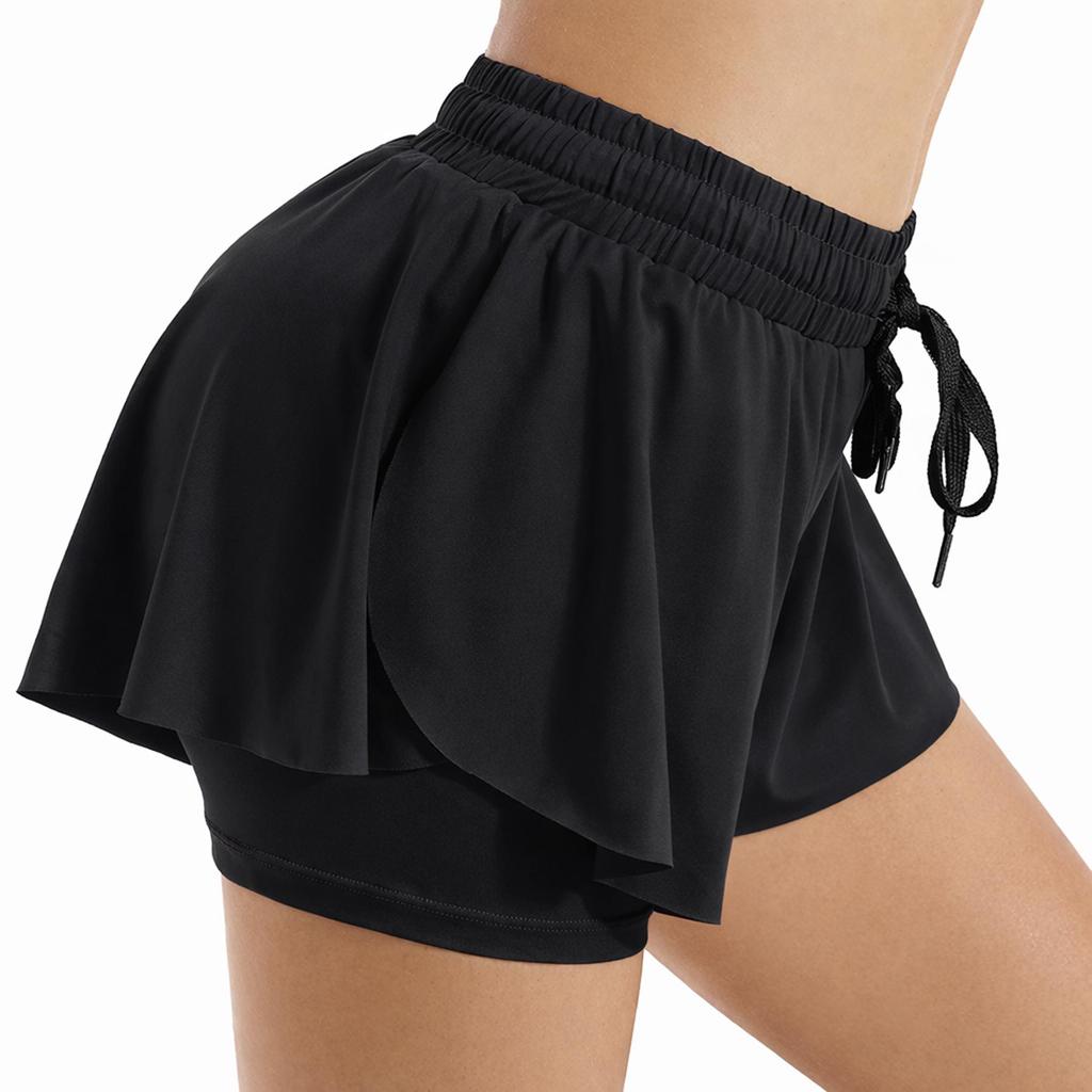 Women's Quick-Dry Cross-Border Yoga Shorts for Summer: Anti-Exposure Fitness & Marathon Running Pants